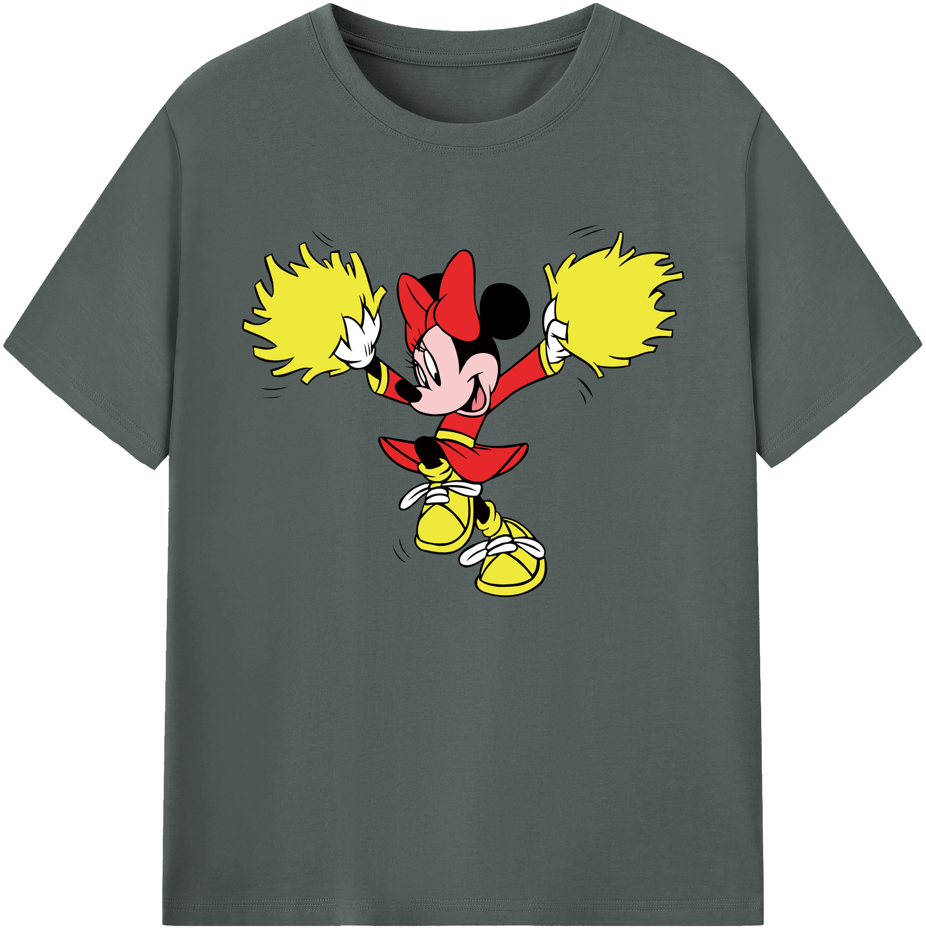 ミッキーマウス Mickey Mouse 綿100％ メンズ半袖Tシャツ｜肌触りやわらか＆通気性